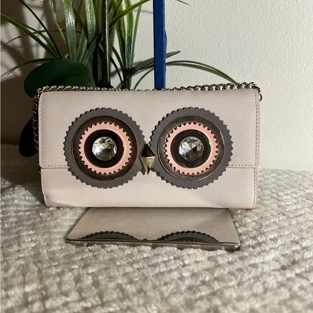 🩷 Kate Spade Blaze a Trail Milou Leather Clutch💚🩷💚